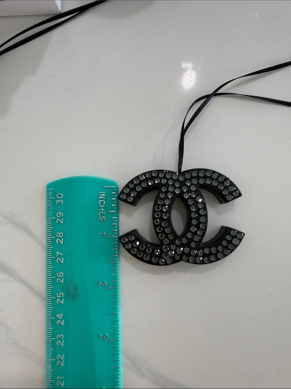 CHANEL Black and White Logo Ornament Collection - Picture 12 of 16